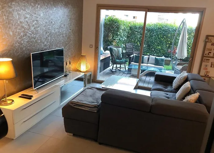 アパート T2 78 M2 Le Saint Elois 1 Terrasse Et Garage エクスレバン