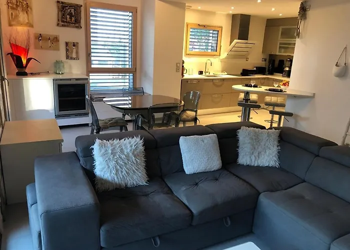 アパート T2 78 M2 Le Saint Elois 1 Terrasse Et Garage エクスレバン